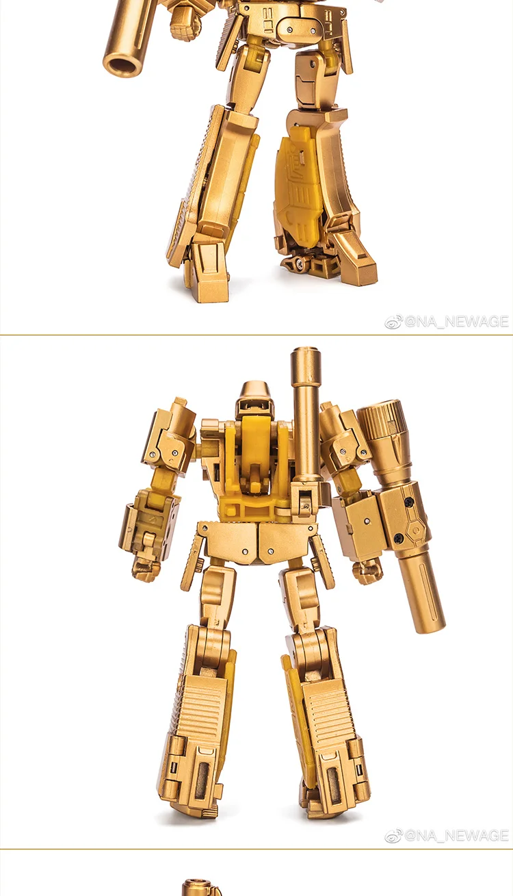 Трансформация NA Megatrons Laowei G1 Pocket War Металл Золотая Лагуна золотой кристалл прозрачная модель детские куклы игрушечные фигурки