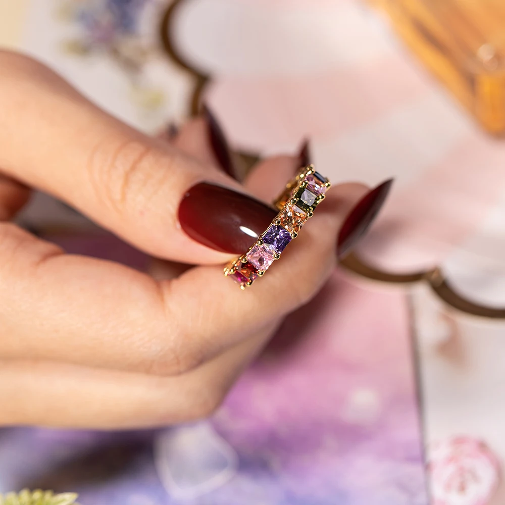 Вечная принцесса огранка сапфир рубин Перидот кунцит топаз проложить установка