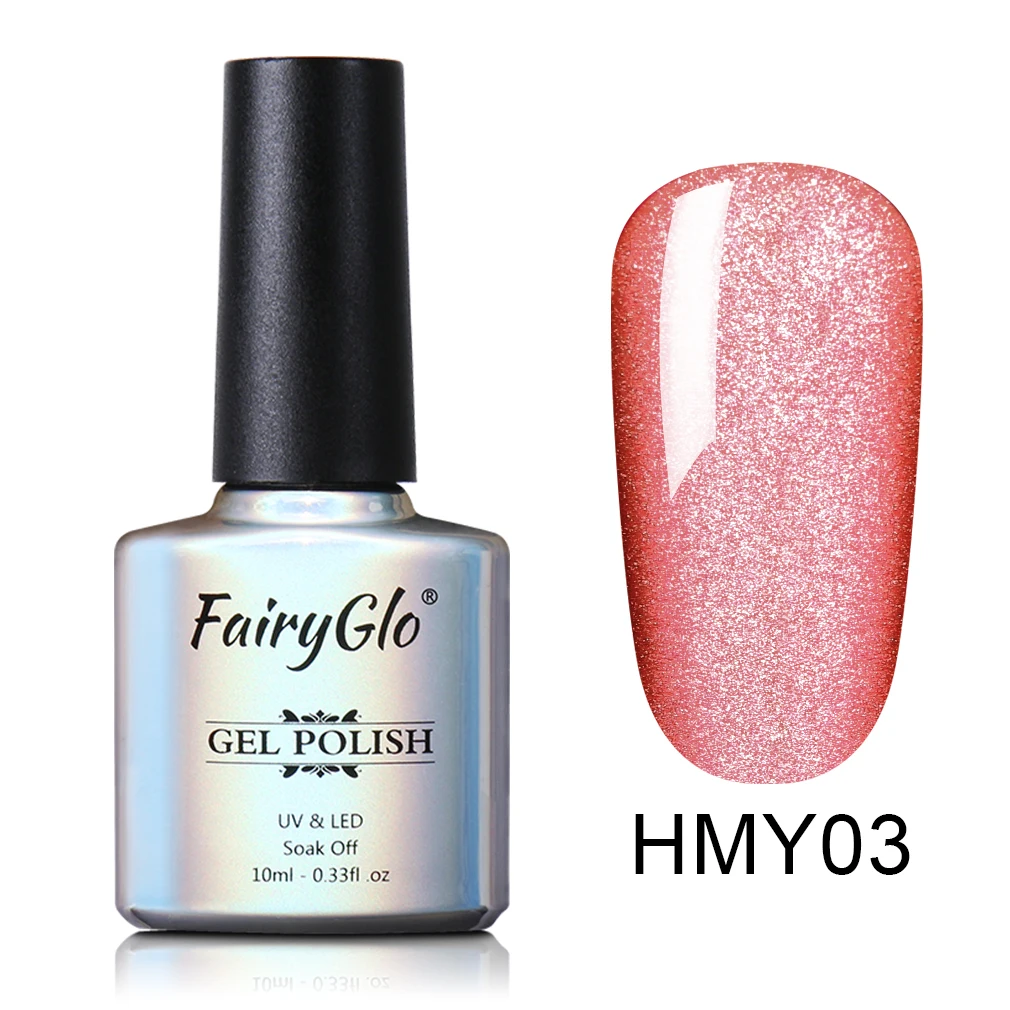 03 FairyGlo 10ml 5D Wide Line Cat Eye UV Gel Polish Chameleon Cat's Eyes Nail Gel Polish Magentic Nail Gel Varnish Enamel Lacquer - Цвет: 03