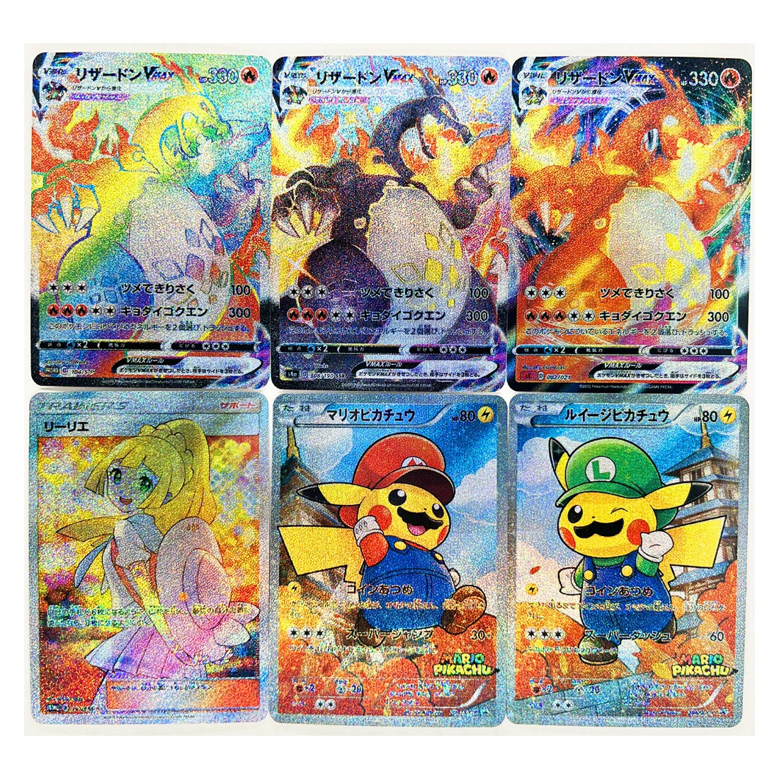 

22 шт./компл. Pokemon Lillie Charizard Pikachu, японские популярные игрушки, хобби, коллекционные предметы, коллекционная игра