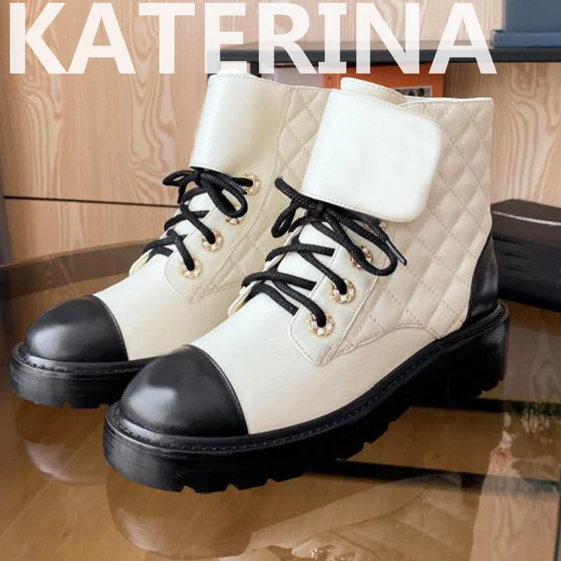 

Брендовые Высококачественные ботинки мартинсы на массивном высоком каблуке женские джинсовые ботильоны на толстой подошве с круглым носк...