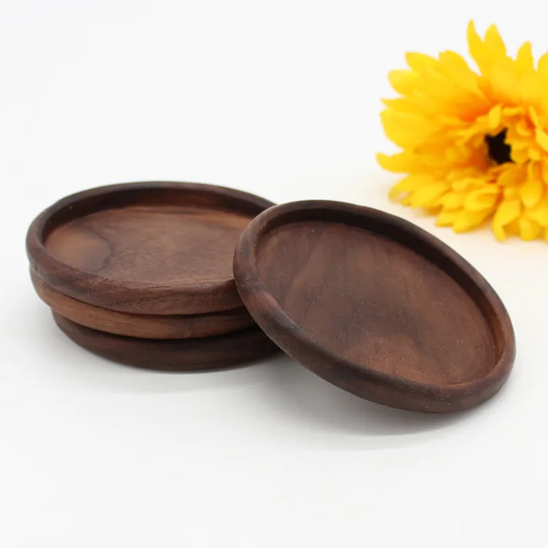 1 шт. простые натурального черного ореха кухонные подушки квадратные мини-поддон