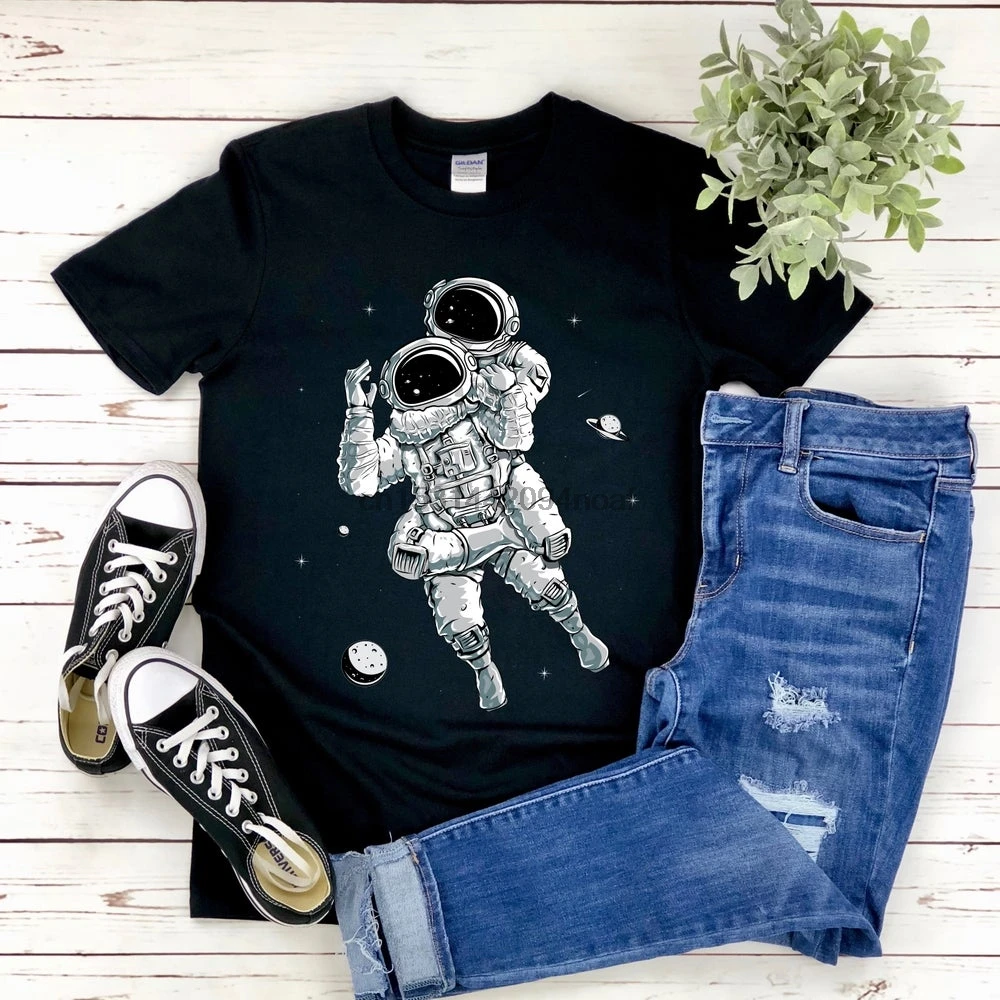 Футболка в бразильском стиле подарок астронавту grappling Jiujitsu (1) | Футболки