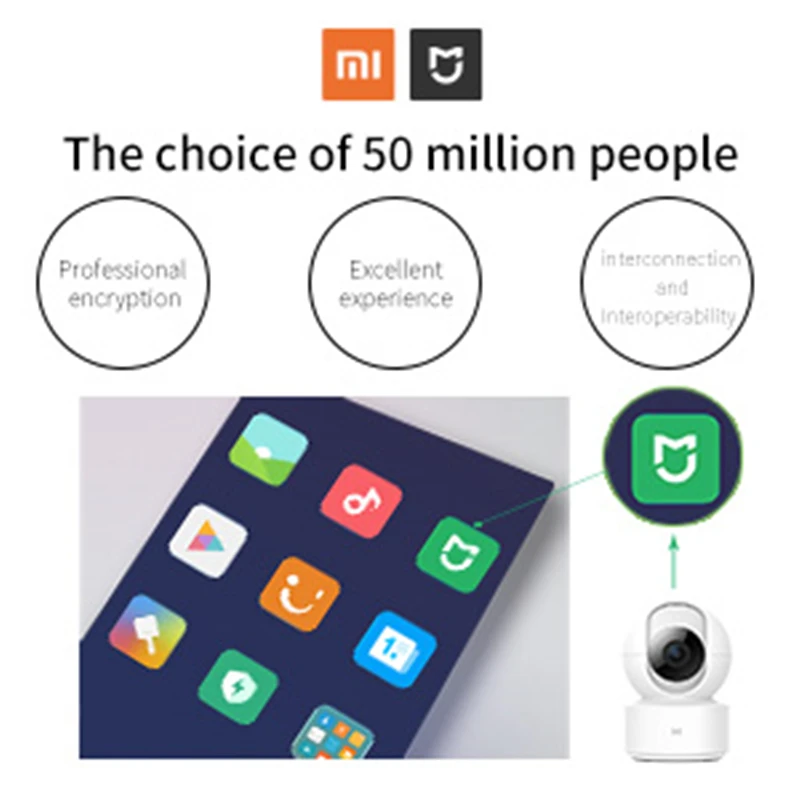 Глобальная версия IMILAB 016 IP Камера Видеоняни и радионяни Smart Mi Home приложение 360 1080P HD