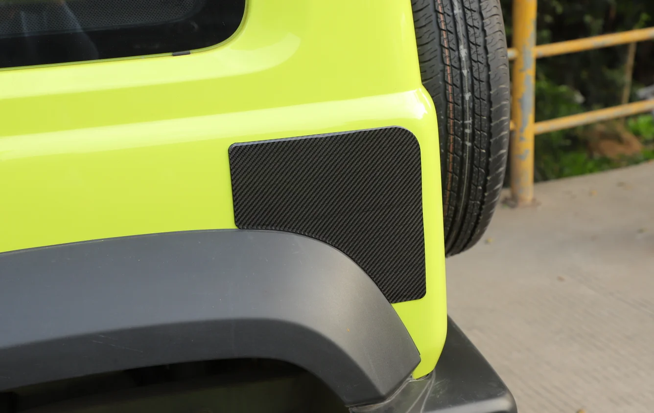 4 * Настоящее углеродное волокно Передняя и задняя защитные крышки для Suzuki Jimny 2019 +