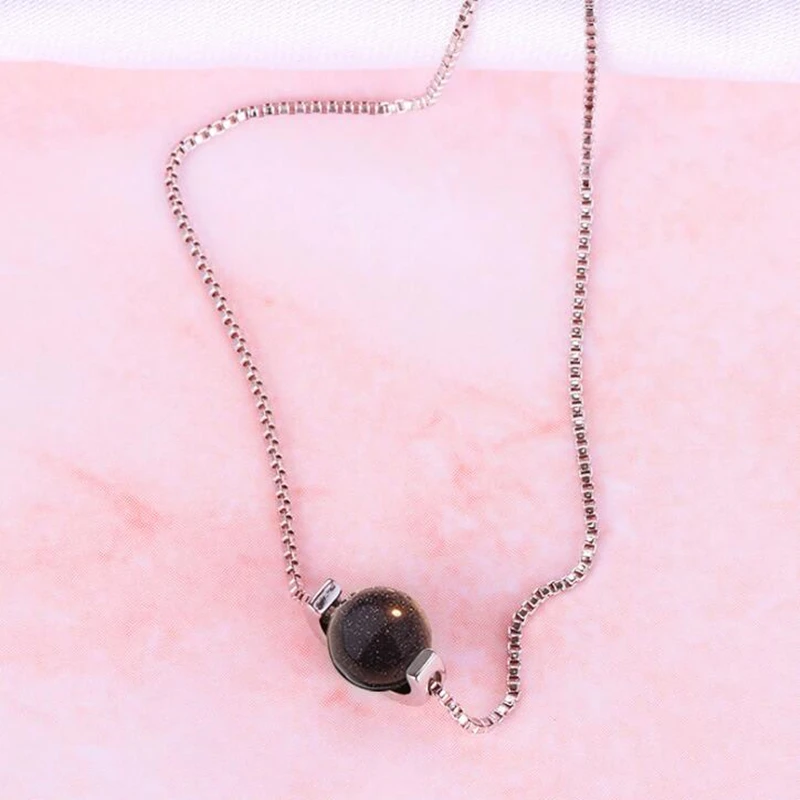Уникальный дизайн колье индивидуальный камень подвеска ожерелья Богемия 925