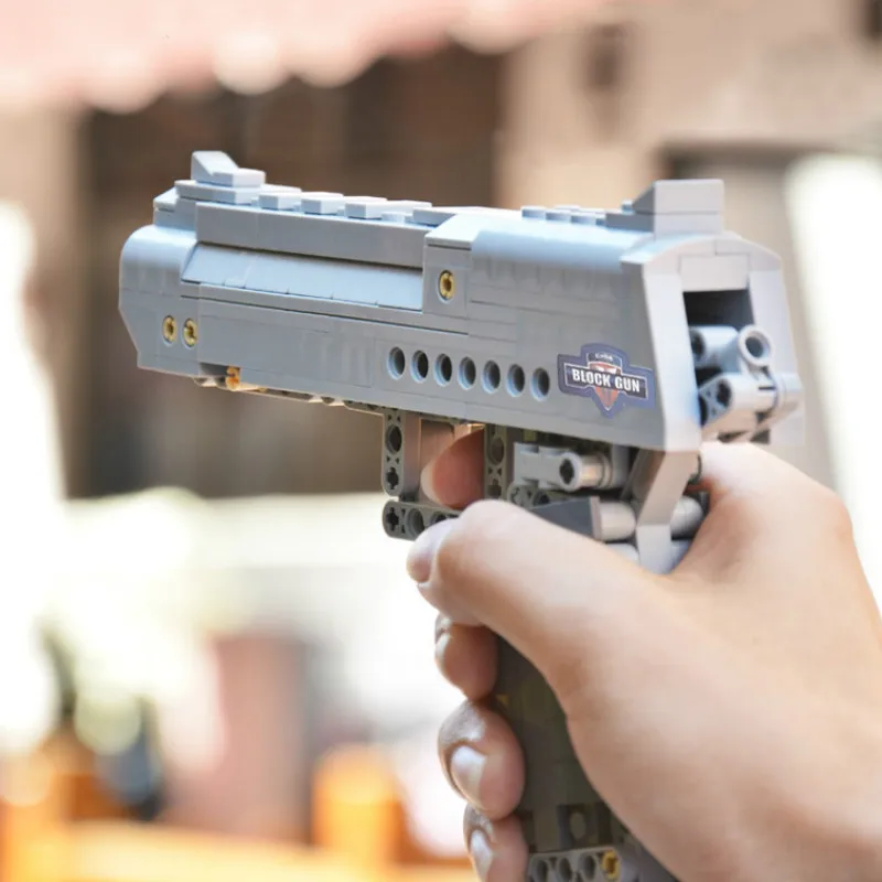 Игрушки пистолет Дезерт модель орла &quotсделай сам&quot военные строительные блоки