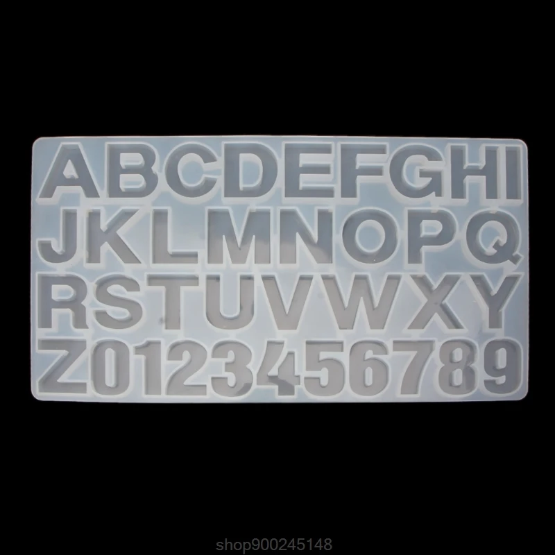 

36PCS Handmade Jewelry Making Tool Alphabet Letters Numbers DIY Silicone Mould O23 20 Dropshipping