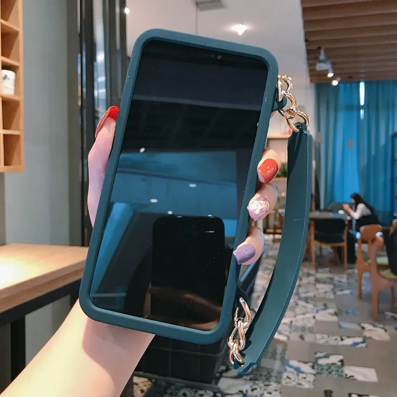 Сумка через плечо чехол для телефона с длинным ремнем сеть для iPhone 11 pro XS MAX XR 6S 7 8 плюс ТПУ Мягкий противоударный чехол-портмоне с отделением для карт Сумки из натуральной кожи чехол-накладка