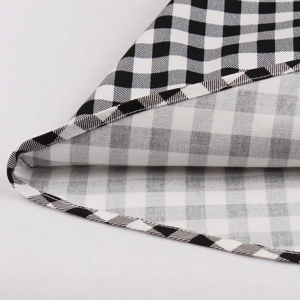 

Sexy Summer V Neck Retro Dress Plaid Print Pin up Swing Vintage Dress Check Evening Rockabilly Swing Party Vestidos