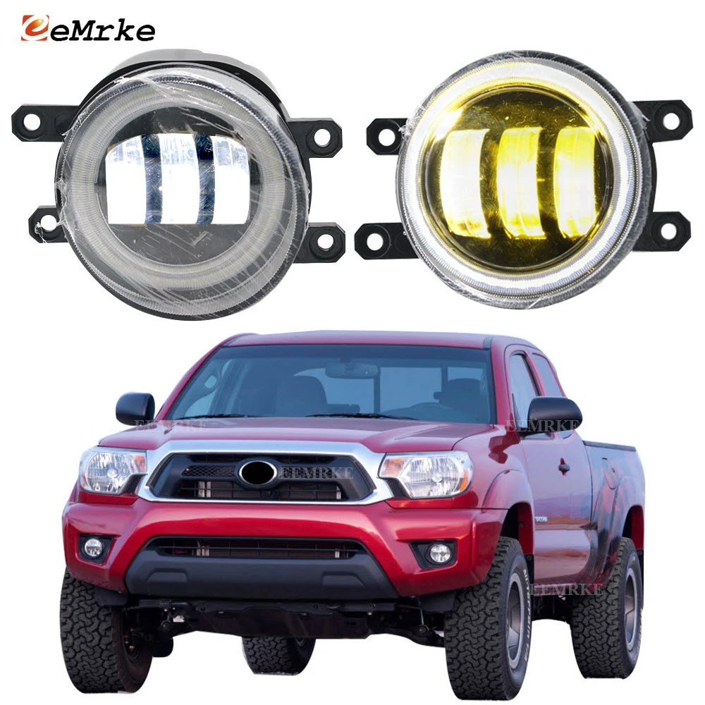 Противотуманные фары дневного света ангельские глазки 2 шт. светодиодный для Toyota