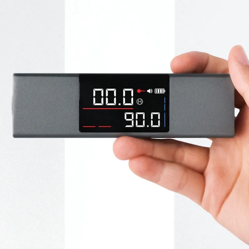 LI1 Laser Angle Casting Instrument Xiaomi DUKA Meter Measure Tools Protractor Digital Inclinometer Double-sided HD Screen | Инструменты