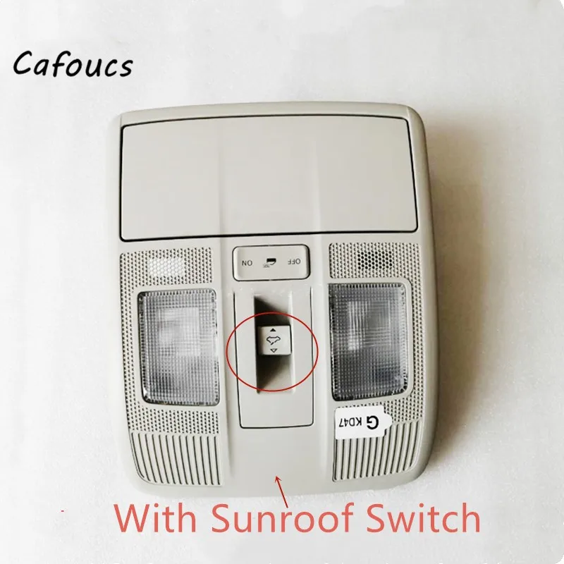 with sunroof switch Для Mazda 3 Axela Mazda 6 Atenza CX-4 CX-5 Автомобильная Передняя Задняя внутренняя крыша карта купольная лампа для чтения с переключатель верхнего люка - Испускаемый цвет: with sunroof switch