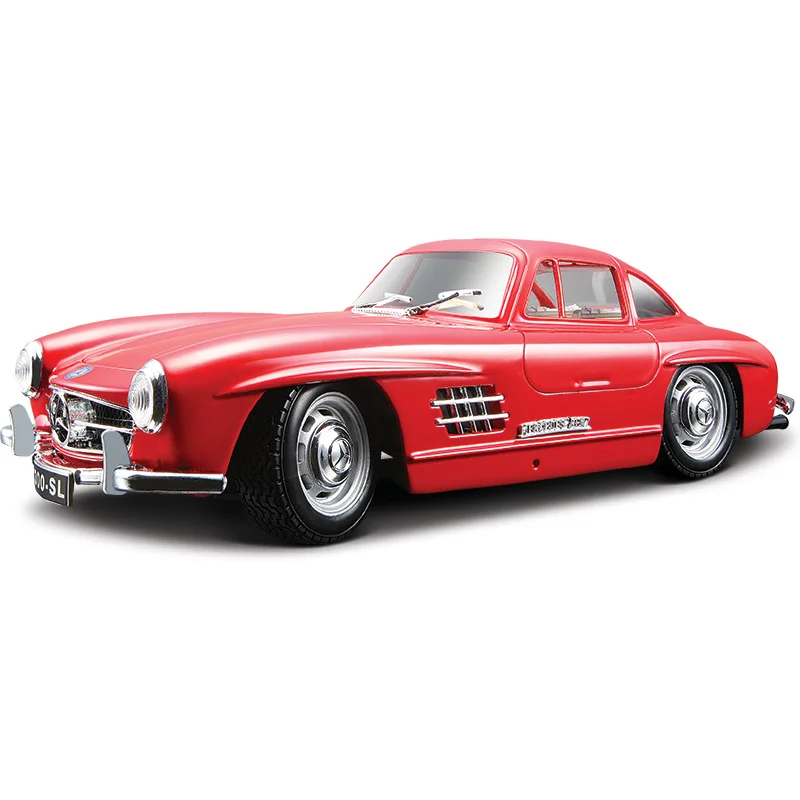 

Bburago 1:24 1954 Mercedes-Benz 300 SL alloy racing car Alloy Luxury Vehicle Diecast Cars Model Toy Collection Gift