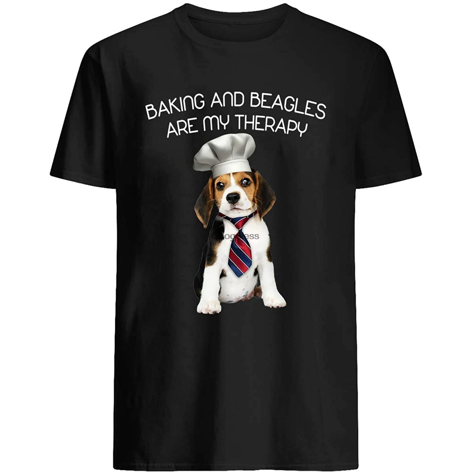 

Baking and Beagles are My Therapy Animal pet Puppy Dog Lovers Breed Owner Gift for Female Women Unisex T-Shirt