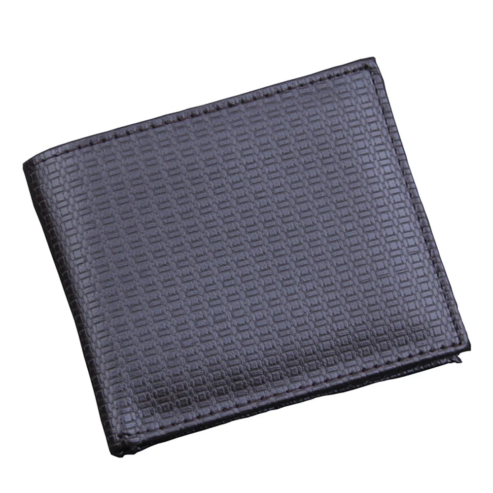 Мужской деловой бумажник двойного сложения мужской короткий Женский двойной