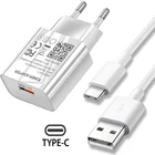 USB-кабель Type-C для быстрой зарядки Xiaomi 11 Lite 10T 9T 9 Pro Redmi Note 10 Pro 5G 9T 8T K40 Pro QC 3.0