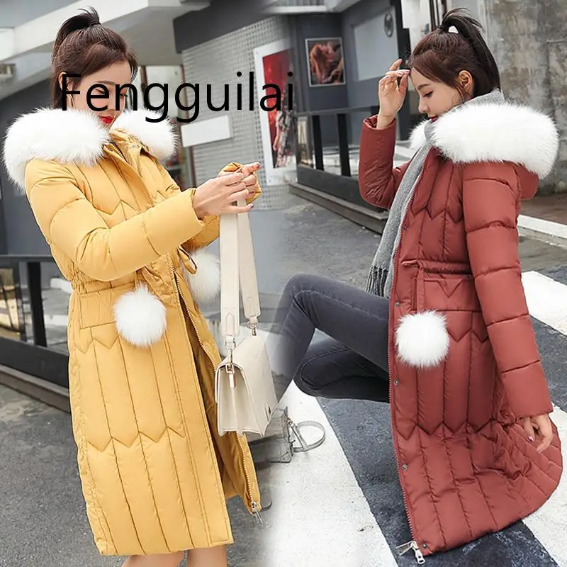 

Winter Down Cotton Coat Women Clothing 2020 Parkas Coat Women Plus Size 5XL Women jackets Thick Warm Outwear Hooded Fur Coats