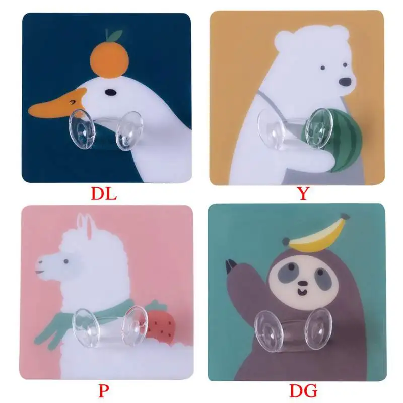 

New 4Pcs Adhesive Hanger Wall Storage Hook Power Plug Socket Holder Home Office Wall Razor Holder hot