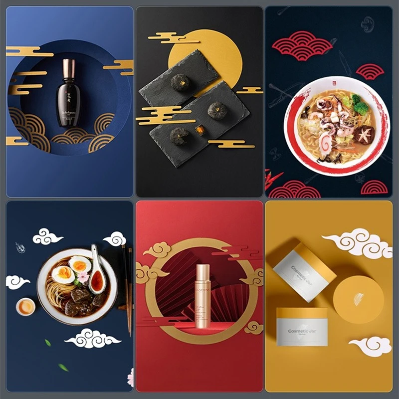 Креативный реквизит для фотосъемки с резкой бумаги украшения красными