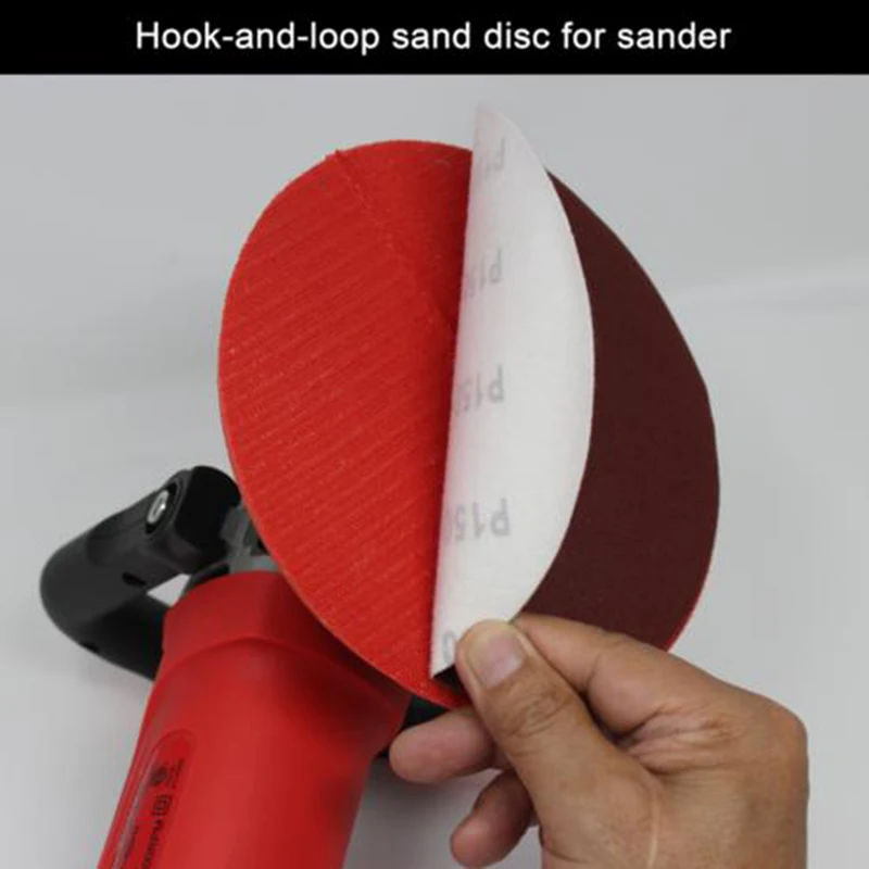 

50PCS 740-120 Grit Hook Loop Pads Sanding Disc Orbital Sandpaper Sheet Sander