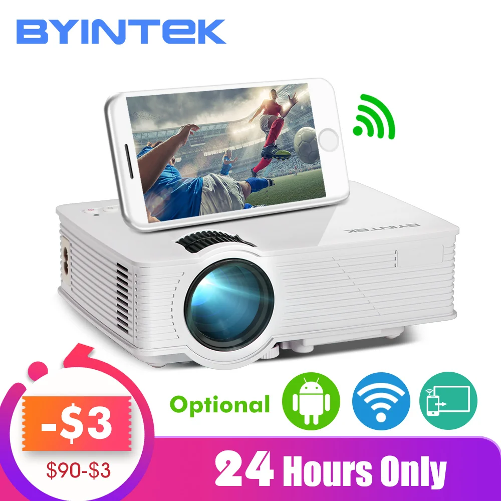 BYINTEK SKY BT140/BT140plus/BT140android светодиодный мини-проектор HD Домашний кинотеатр(дополнительно: беспроводной дисплей для Iphone смартфона
