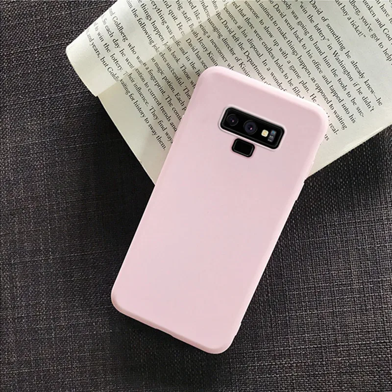 Модные Карамельный цвет чехол для samsung Galaxy Note 8 9 10 Pro Чехол S7Edge S8 S9 S10 плюс S10E M10 M20 M30