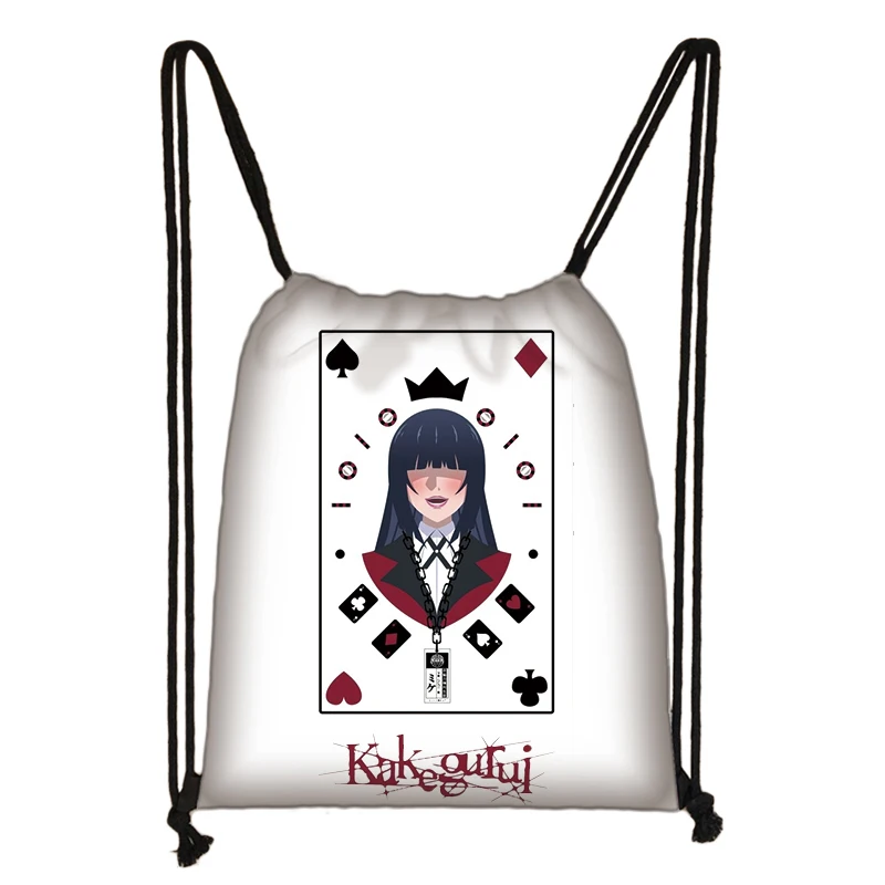 

Японский аниме компульсив игровой Рюкзак Мультфильм джабами Yumeko сумка на шнурке для подростков большая вместимость школьная сумка подарок