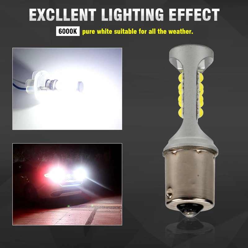 2 шт. Автомобильные светодиодные лампы для указателей поворота 3535 лм | Автомобили