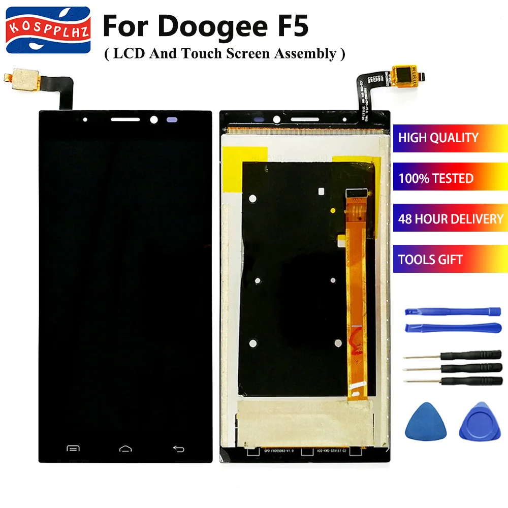 ЖК дисплей KOSPPLHZ Для DOOGEE F5 + фото с оригинальной рамкой|Экраны для мобильных