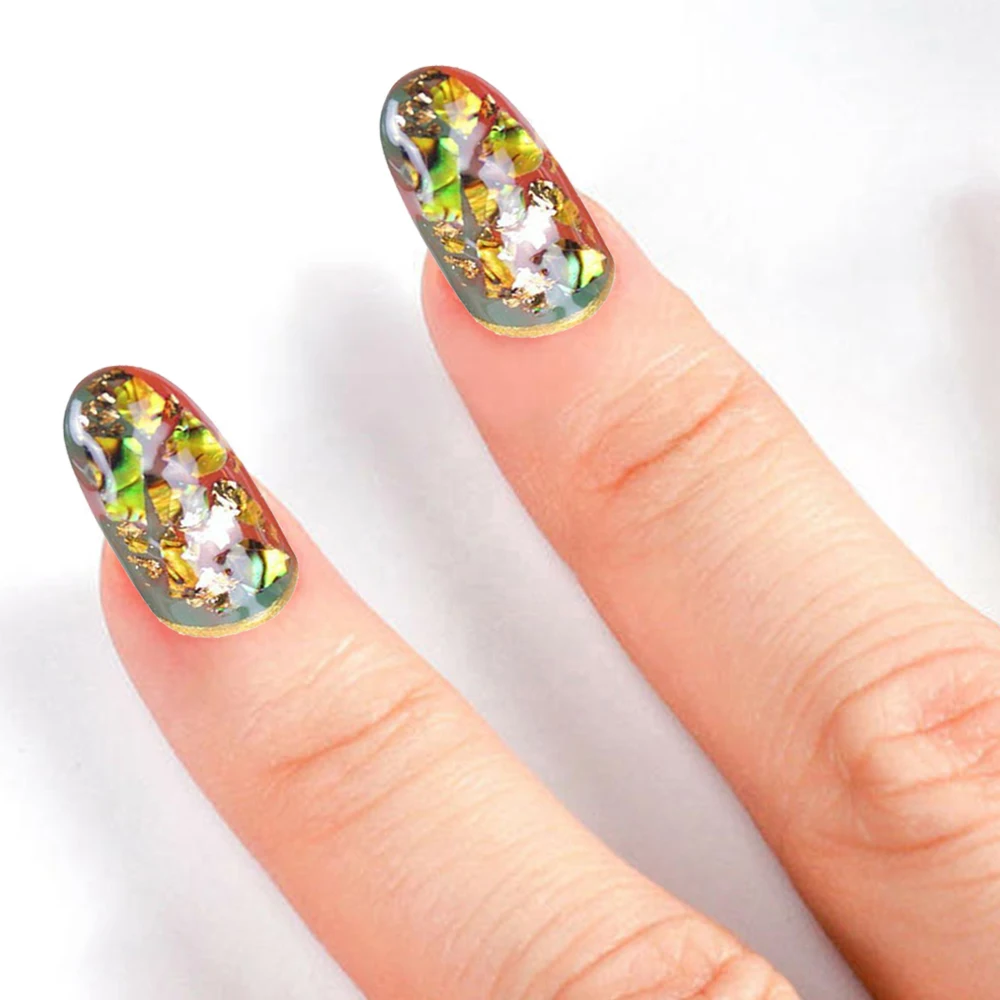 3D мраморная оболочка узор наклейка для ногтей градиентная Фольга переводная