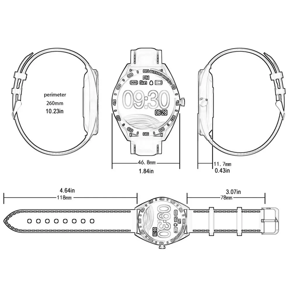 Умные спортивные часы K7 водонепроницаемые L7 BTcall пульсометр монитор