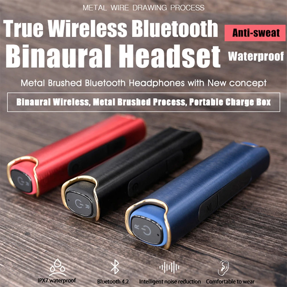 S2 новые TWS Беспроводные водонепроницаемые bluetooth наушники вкладыши Спортивная