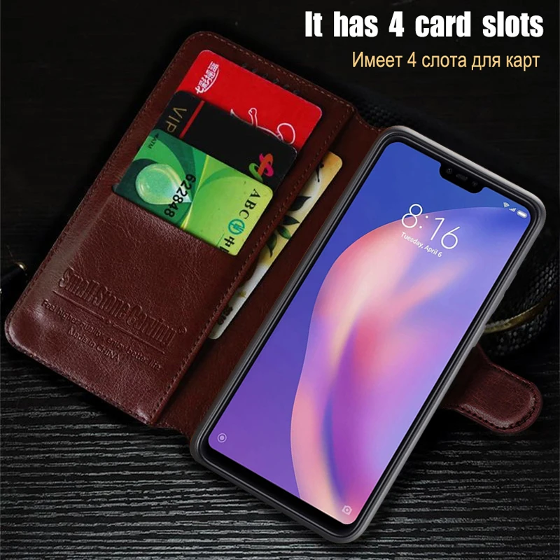 Чехол-книжка для Xiaomi Mi 8 LITE кожаный силиконовый 6 26 | Чехлы мобильных телефонов