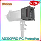 Защитный чехол Godox AD200PRO из поликарбоната для наружной вспышки, силиконовое крыло, защита от столкновений, предотвращение экструзии для вссветильник AD200PRO