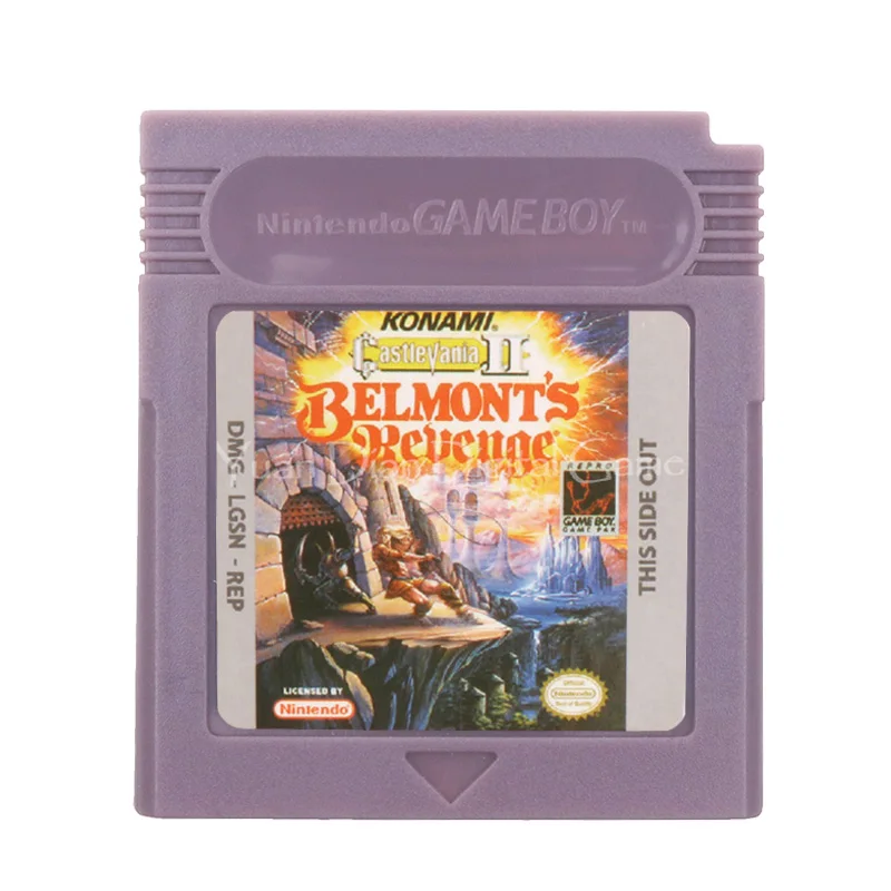 Для Nintendo GBC видеоигры картридж консоль карта каслания II Belmont's Revenge версия на