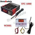 W3001 STC-1000 цифровой регулятор температуры AC 110V 220V DC 24V терморегулятор Термостат переключатель термометр Нагреватель Охладитель