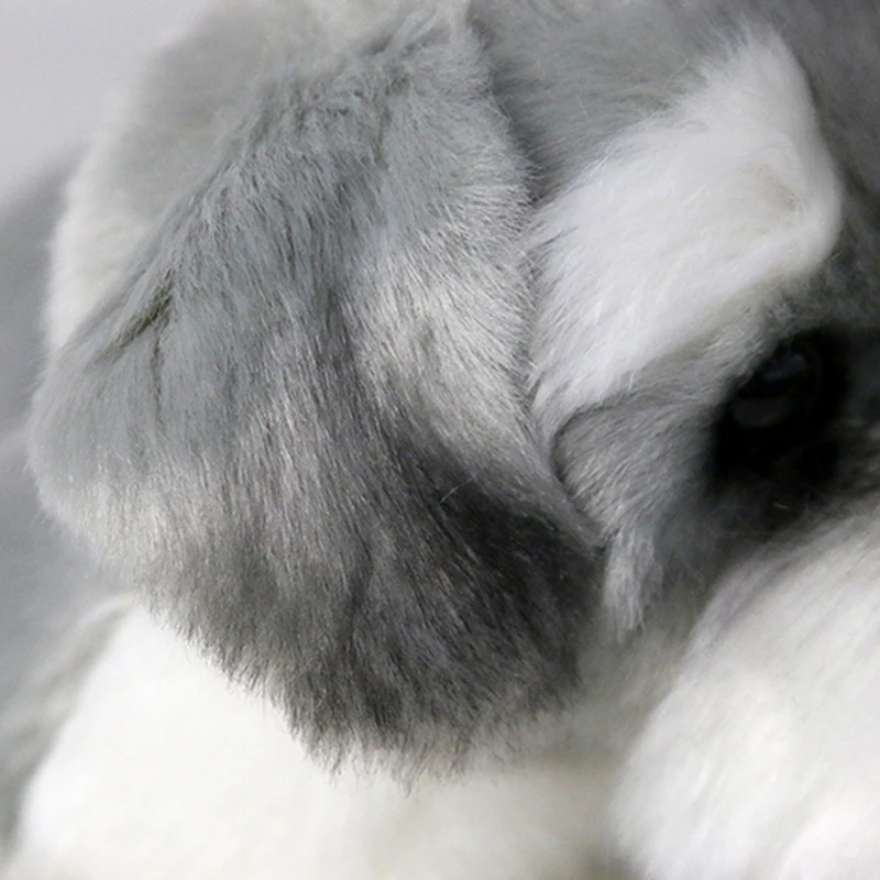 1 шт. милый маленький щенок Шнауцер Реалистичная плюшевая игрушка мягкая