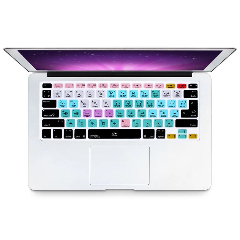 Avid Pro Tools HRH Spanish Avid Pro Tools premium Pro CC ярлыки силиконовая клавиатура кожи для Macbook Air 13 ''Pro 13'' 15 ''17'' с retina - Цвет: Avid Pro Tools