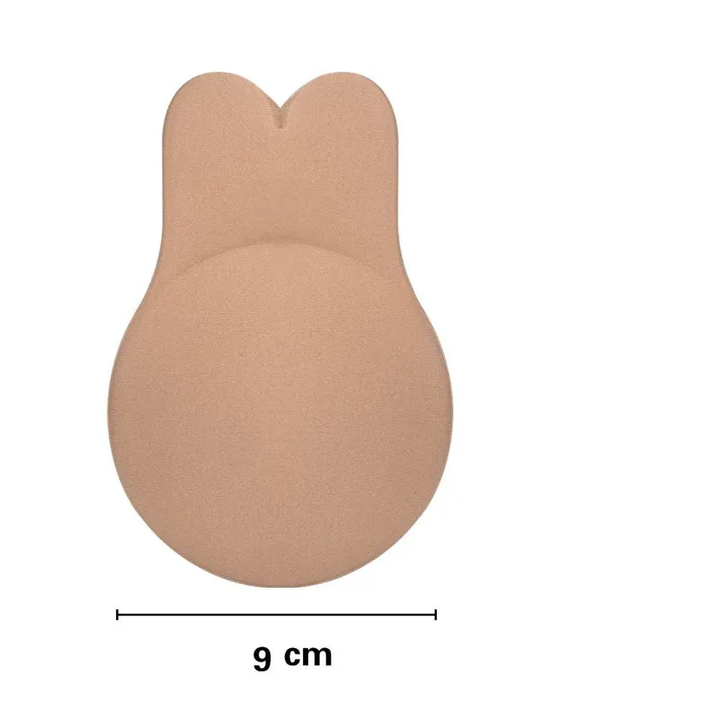 Skin 9cm-AB 1 пара силиконовых самоклеющихся бюстгальтеров пуш-ап невидимый бюстгальтер с подтяжкой без бретелек с открытой спиной и без спинки - Цвет: Skin 9cm-AB