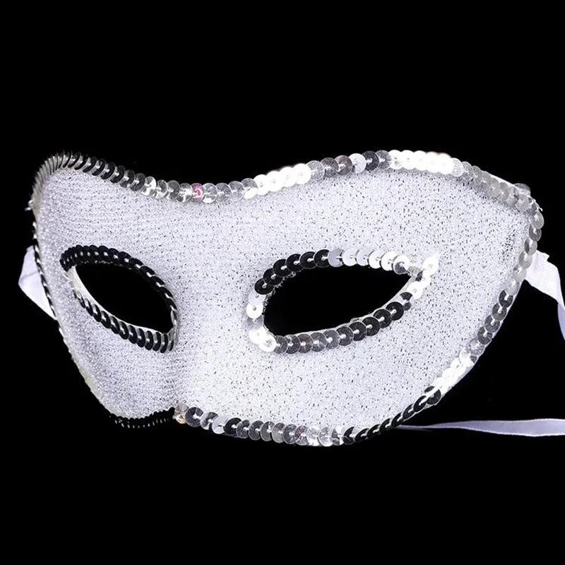 Man Masks Gold Silver Sequins Mask Carnival Masquerade Party birthday wedding Christmas Halloween Xmas | Дом и сад