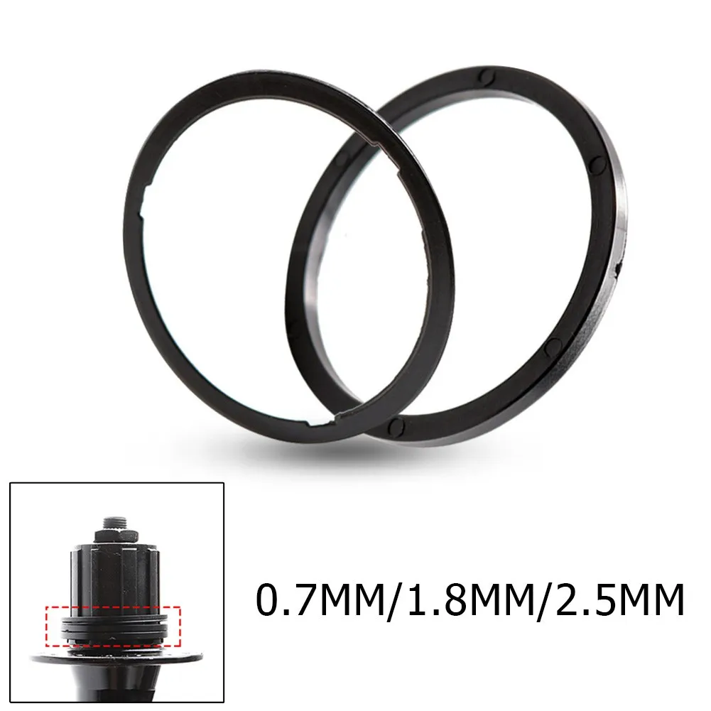 

1Pc Bike Bicycle Bottom Bracket Spacer 0.7/1.8/2.5mm Aluminum Alloy/Plastic MTB Road Bike Freewheel Hub Washer Cycling Parts