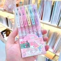 30 pcslot new pink animal press gel pen cute 0 5mm black ink neutral pens school office writing supply promotional gift