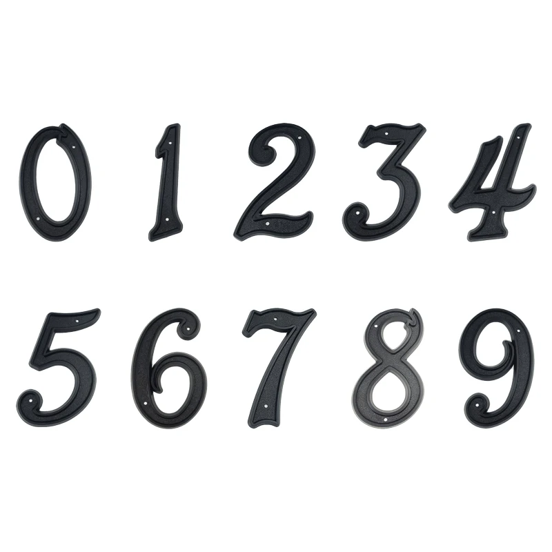 139 мм большой 3D номер дома двери домашний адрес номера цифровой дверной знак