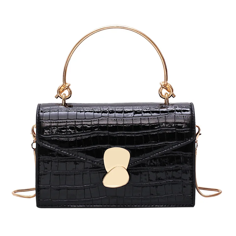 

Stone pattern PU Leather Crossbody Bags For Women 2019 Mini Shoulder Messenger Bag With Metal Handle Lady Travel Totes C363