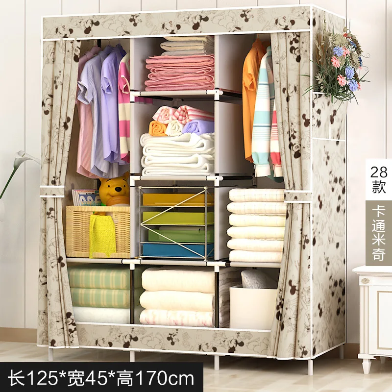 

Portable Closet Wardrobe Organizer Clothes Armoire Storage Dresser For Bedroom, Ideal Storage Organizer For Toys, Towels ,books