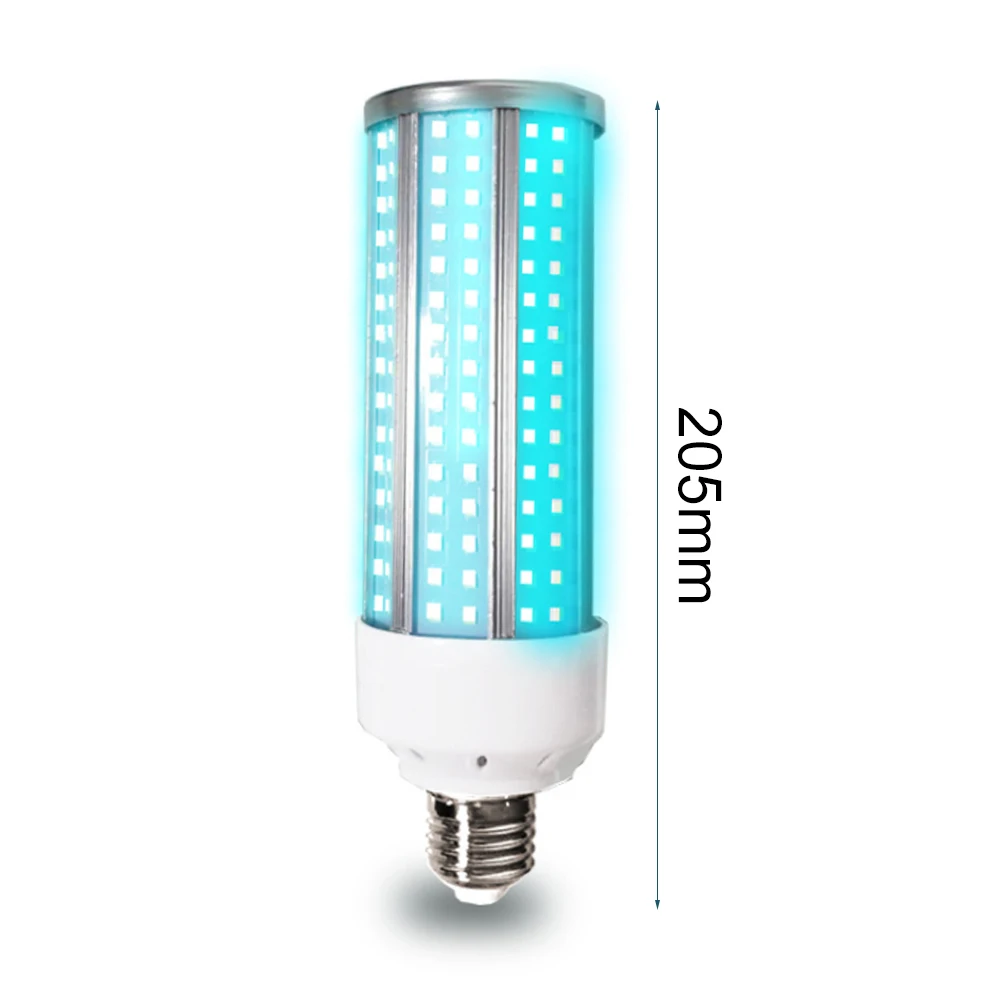 E27 LED 60 Вт УФ бактерицидная лампа UVC ультрафиолетовая кукурузная дезинфекция