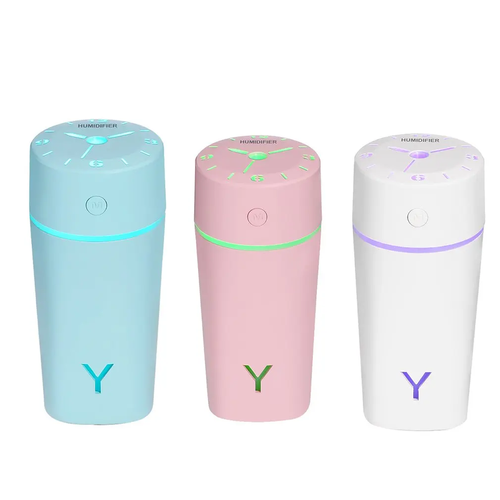 Красочный Светодиодный увлажнитель воздуха для дома USB бутылочка аромадиффузор