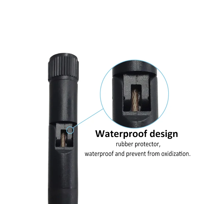 Grandwisdom 5pcs 2.4G antenna 3dbi sma male wlan wifi 2.4ghz antene pbx iot module router signal receiver antena high gain