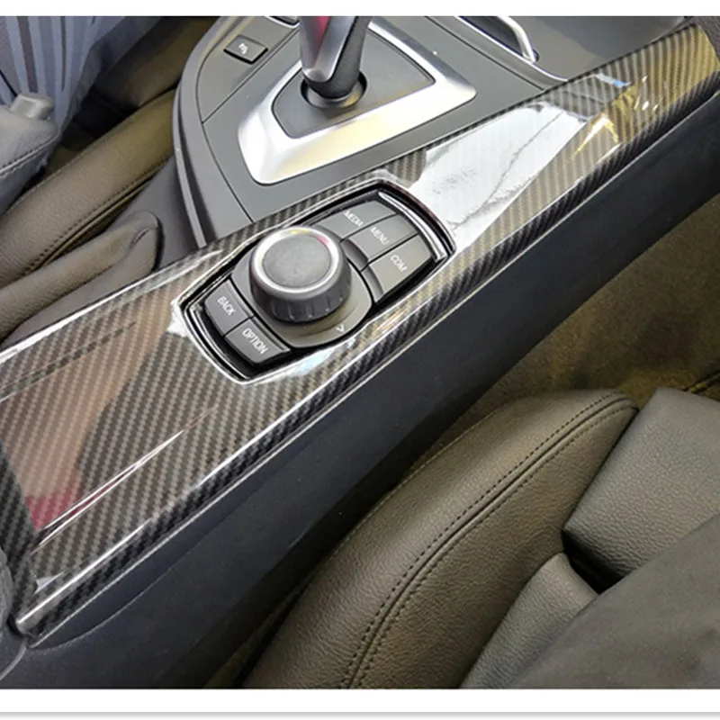 

Center Console Multimedia Panel Decoration Cover Trim For BMW 3 Series F30 2013-18 LHD ABS Car Styling Interior